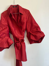 Load image into Gallery viewer, Silk Wrap Shirt