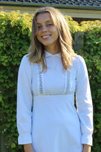 Load image into Gallery viewer, White Poly Mini Dress