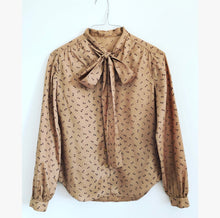 Load image into Gallery viewer, Secretary Pussy Bow Blouse
