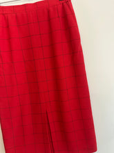 Load image into Gallery viewer, Red MIDI Skirt
