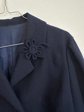 Load image into Gallery viewer, Navy Blue Wool Jacket
