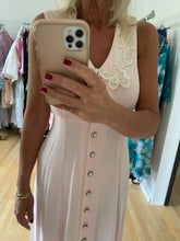 Load image into Gallery viewer, Baby Pink Buttons Lace Dress