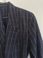 Load image into Gallery viewer, Navy Blue Belted Jacket