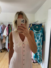 Load image into Gallery viewer, Baby Pink Buttons Lace Dress