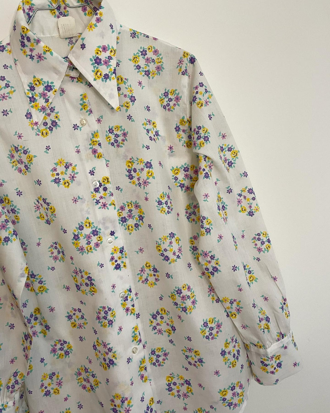 70s Floral Print Shirt