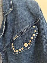 Load image into Gallery viewer, Denim Coat with studs