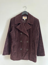 Load image into Gallery viewer, BROWN CORDUROY DOUBLE BREASTED JACKET
