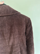 Load image into Gallery viewer, BROWN CORDUROY DOUBLE BREASTED JACKET