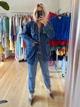 Load image into Gallery viewer, Denim Coat with studs
