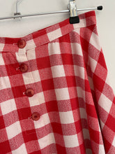 Load image into Gallery viewer, Checkered Midi Skirt