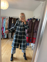 Load image into Gallery viewer, Checkered Wool Coat