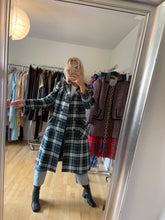 Load image into Gallery viewer, Checkered Wool Coat