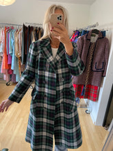 Load image into Gallery viewer, Checkered Wool Coat