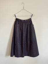 Load image into Gallery viewer, Midi Length Leather Skirt