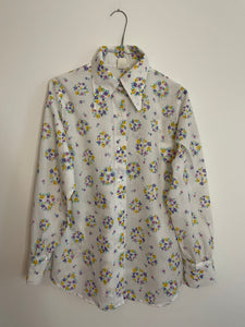 70s Floral Print Shirt