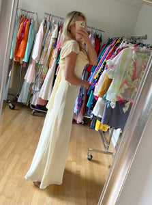 Pale Yellow Chiffon Dress