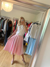 Load image into Gallery viewer, Pink Polka Dot Midi Skirt