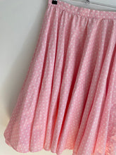 Load image into Gallery viewer, Pink Polka Dot Midi Skirt