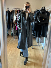 Load image into Gallery viewer, Leather Trench Coat