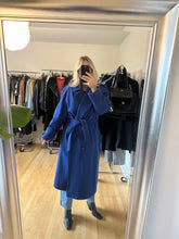 Load image into Gallery viewer, Blue Wool Coat