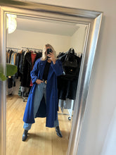 Load image into Gallery viewer, Blue Wool Coat