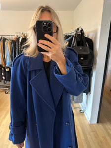 Blue Wool Coat