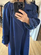 Load image into Gallery viewer, Blue Wool Coat