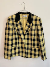 Load image into Gallery viewer, Checkered Wool Blazer