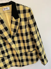 Load image into Gallery viewer, Checkered Wool Blazer