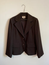 Load image into Gallery viewer, Brown Pinstripe Blazer