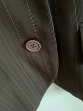 Load image into Gallery viewer, Brown Pinstripe Blazer