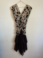 Load image into Gallery viewer, Ruched Animal Print Lace 80s Party