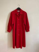 Load image into Gallery viewer, Red Trench Coat