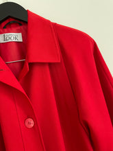 Load image into Gallery viewer, Red Trench Coat