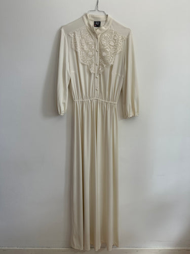 Cream lace dress