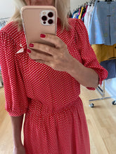 Load image into Gallery viewer, Red Polka Dot Dress