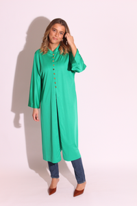 Green Poly Robe