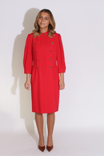 Load image into Gallery viewer, Red Wool Dress