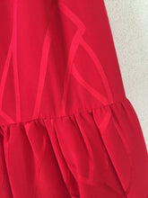 Load image into Gallery viewer, Red Silk Balloon Skirt