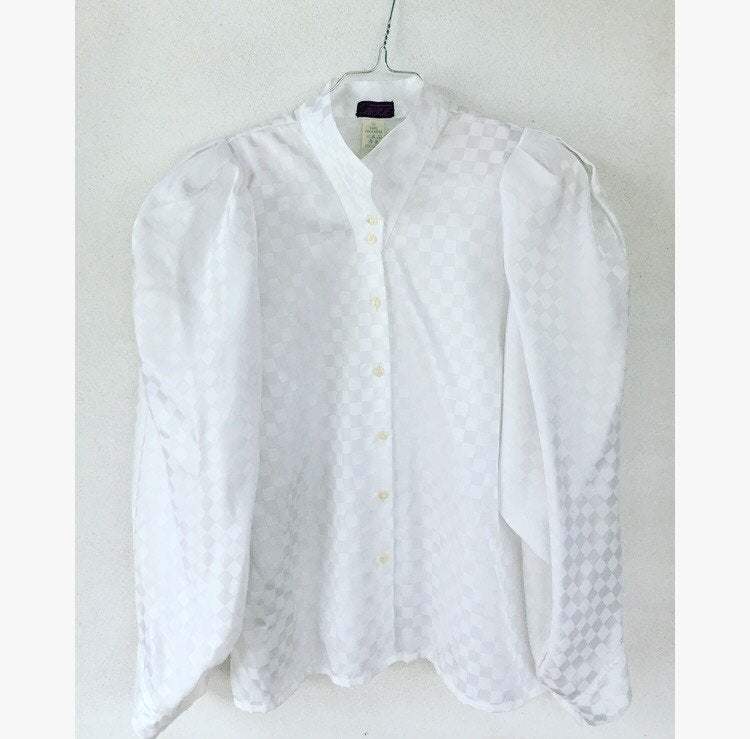 White 80s Shirt