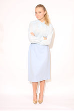 Load image into Gallery viewer, Iceblue 70s Dress with Bowtie