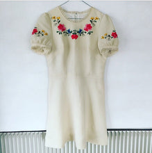 Load image into Gallery viewer, Cute floral embroidery dress