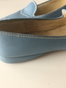 Baby Blue Loafers