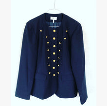 Load image into Gallery viewer, WOOL GOLD BUTTONS BLAZER