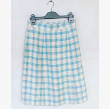 Load image into Gallery viewer, Checkered pencil skirt with glitter