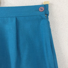 Load image into Gallery viewer, Turquoise 70s Skirt