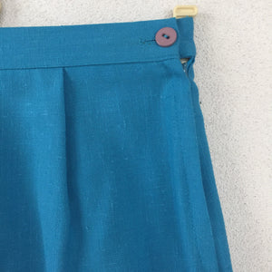 Turquoise 70s Skirt