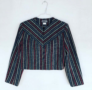 Striped Short Jacket