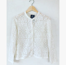 Load image into Gallery viewer, Lace Knit Cardigan 60s