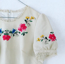 Load image into Gallery viewer, Cute floral embroidery dress